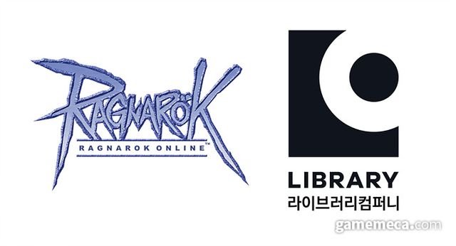 그라비티와 라이브러리 컴퍼니 로고 (사진제공: 그라비티)