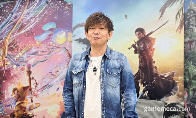 요시다 PD는 팬 페스티벌에서 받은 열기로 인터뷰 또한 힘내겠다고 말했다 (사진: 게임메카 촬영)