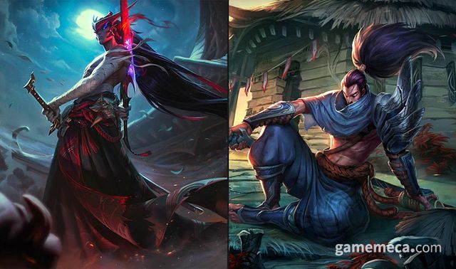 리그 오브 레전드 요네-야스오 일러스트 (사진출처: 리그 오브 레전드 공식 홈페이지)