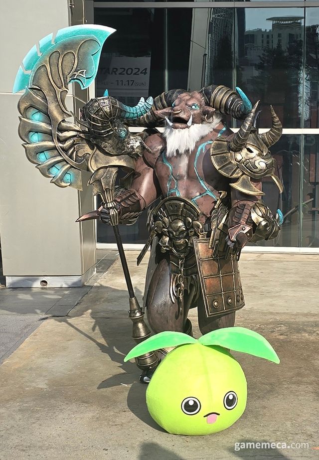 로스트아크 군단장들도 만날 수 있었다 (사진: 게임메카 촬영)