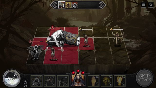 각 유닛들의 크기와 공격 범위를 계산하는 전략적 플레이와 (사진제공: 길드스튜디오)