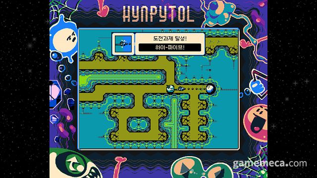 하이파이브를 연습하며 시작하는 맵은 경우의 수가 늘어나며 차차 어려워진다 (사진제공: 베이스제로)