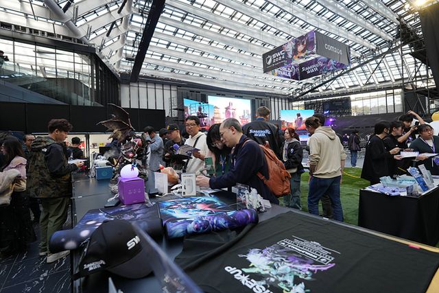 현장에는 경기 시작 전 즐길 수 있는 다양한 이벤트존도 준비돼 있었는데 (사진제공: 컴투스)