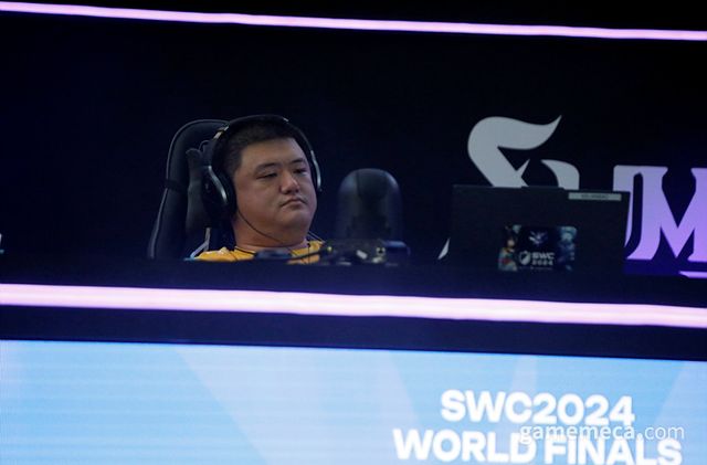 2라운드에 진출한 KELIANBAO 선수 (사진제공: 컴투스)