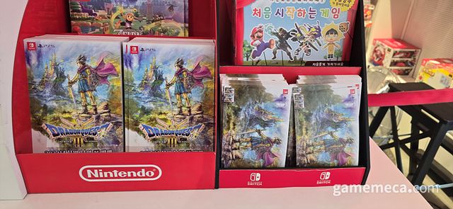 국내에서도 의외로 드래곤 퀘스트 3 HD-2D 리메이크에 대한 관심이 높았다고 (사진: 게임메카 촬영)