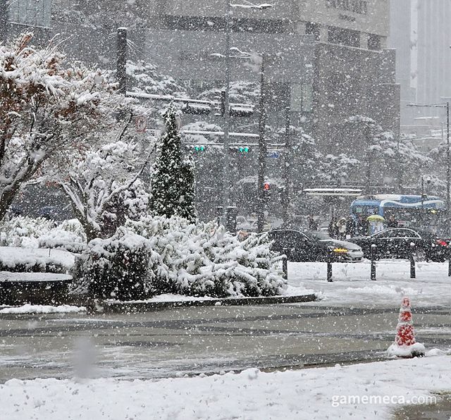 블랙 프라이데이 할인 시즌에 폭설이 쏟아진 블랙 프라이데이 세일 시즌 (사진: 게임메카 촬영)
