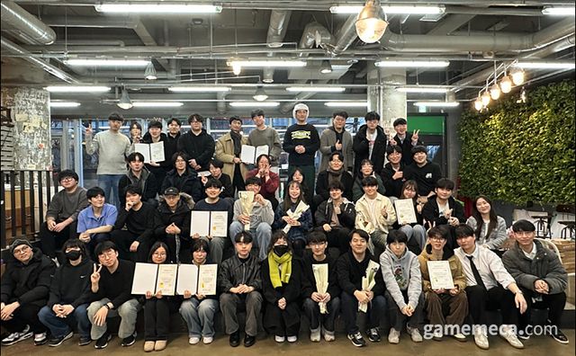 스마일게이트멤버십 인디게임 부문 16기 수료식 현장 (사진제공: 스마일게이트 퓨처랩)