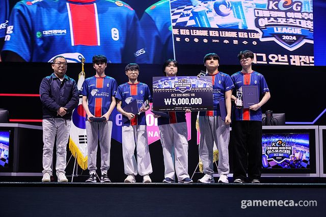 롤 대전광역시 우승팀 (사진제공: 한국e스포츠협회)