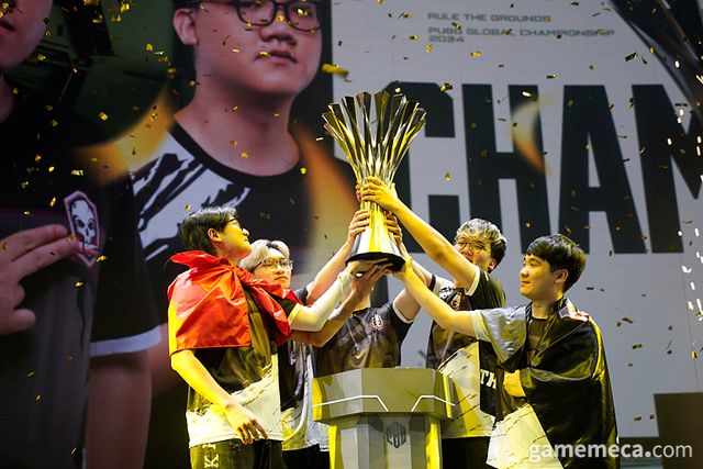 PGC 2024 우승팀 '디 익스펜더블스' (사진제공: 크래프톤)