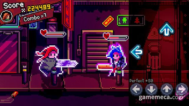 리듬게임에서 액션 RPG의 요소를 만나볼 수 있는 독특한 조합이 핵심 (사진출처: 스팀)