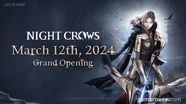 나이트 크로우 글로벌 출시일 대표 이미지 (사진제공: 위메이드)