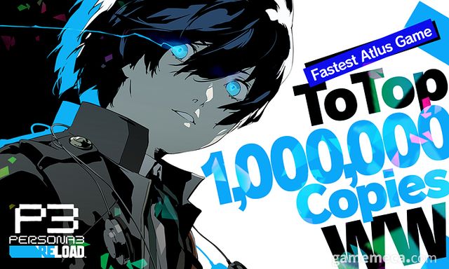 페르소나 3 리로드 100만장 판매 이미지 (사진제공: 세가퍼블리싱코리아)