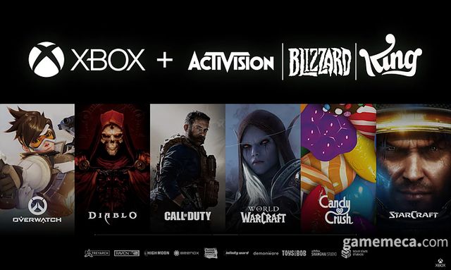 액티비전 블리자드 킹 주요 게임 목록 (자료출처: Xbox 공식 유튜브 영상 갈무리)