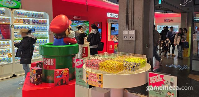 신작은 없었지만 명절과 재입고로 어느정도 활성화된 모습이 확인됐다 (사진: 게임메카 촬영)