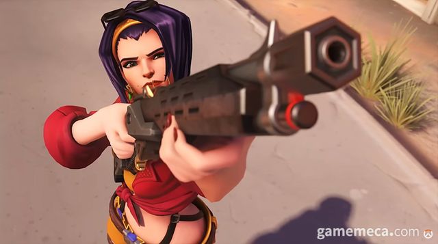 페이 발렌타인 애쉬 스킨 (사진출처: 오버워치 공식 유튜브 영상 갈무리)