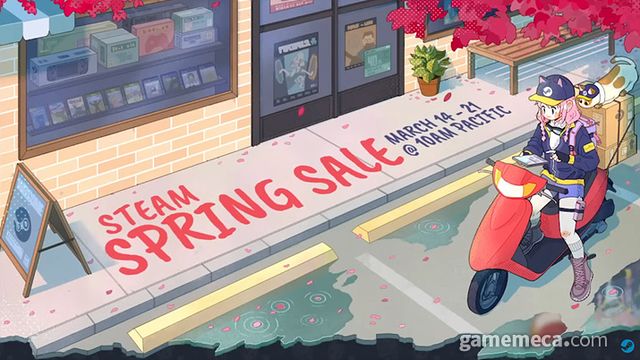 스팀 봄 할인 대표 이미지 (사진출처: 스팀 공식 유튜브 채널 갈무리)