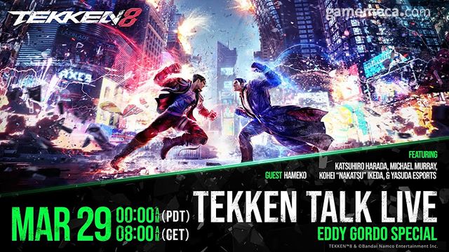 철권 8 토크 라이브 대표 이미지 (사진출처: 철권 공식 유튜브 영상 갈무리)