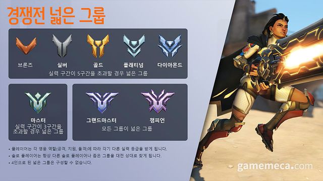 경쟁전 넓은 그룹 업데이트 (사진출처: 오버워치 2 공식 홈페이지)