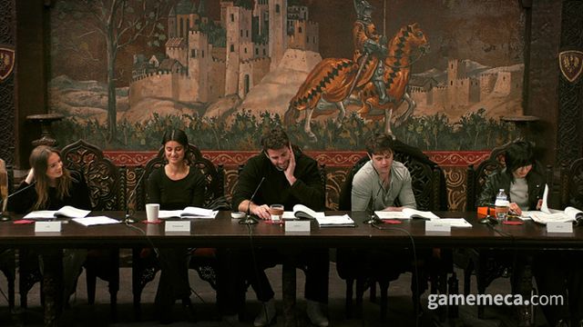 위쳐 시즌 4 드라마 대본 리딩 중인 배우들 (사진출처: 넷플릭스 공식 홈페이지)