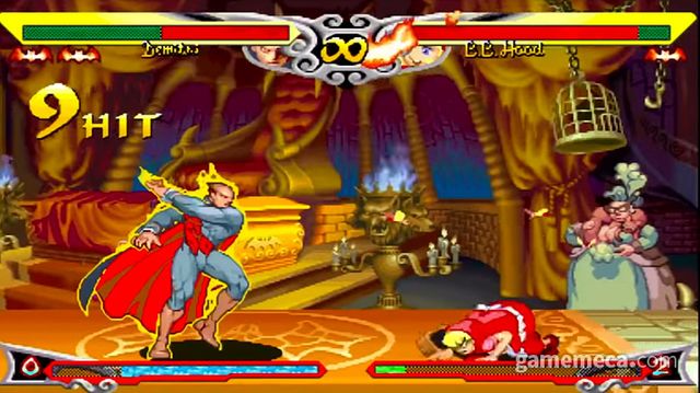 다크스토커즈의 데미트리는 분명 사악한 캐릭터지만, 밉지는 않다 (사진출처: 다크스토커즈 공식 유튜브 채널)