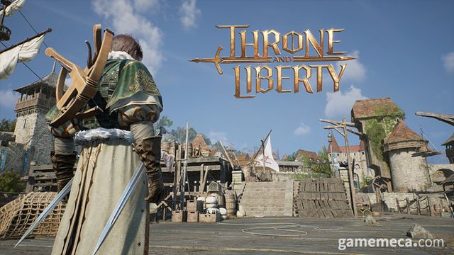 쓰론앤리버티 타이틀 이미지 (사진: 게임메카 촬영)