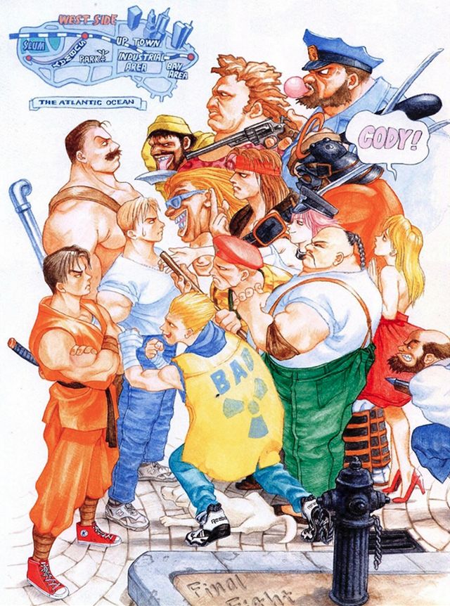 사실 매드 기어는 두목보다도 중간보스들의 존재감이 더 크다 (사진출처: streetfighter.fandom.com/wiki)