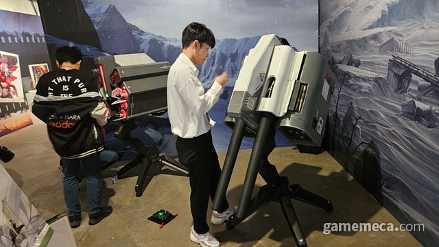 저 터렛이 실제로 움직입니다! (사진: 게임메카 촬영)