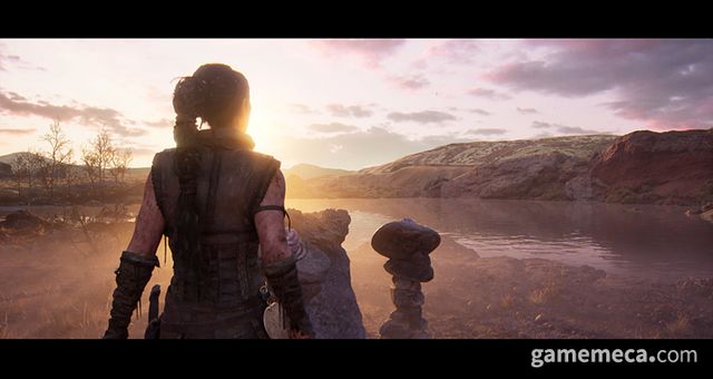 아름다운 영상미를 자랑하는 '헬블레이드 2' (사진: 게임메카 촬영)