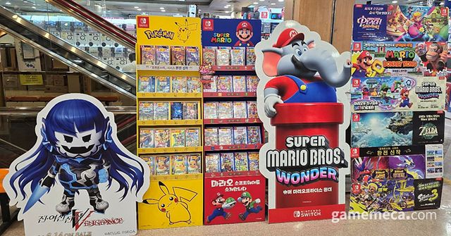 신작 라인업이 지난해 대비 크게 잠잠해진 닌텐도의 후속기 발표 소식에 따라 중고 매장에서도 변화가 있을 것으로 기대된다 (사진: 게임메카 촬영)