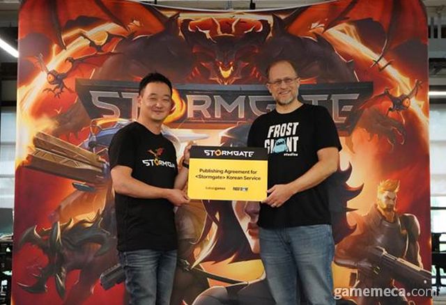 카카오게임즈 스톰게이트 국내 퍼블리싱 계약 체결 (사진제공: 카카오게임즈)