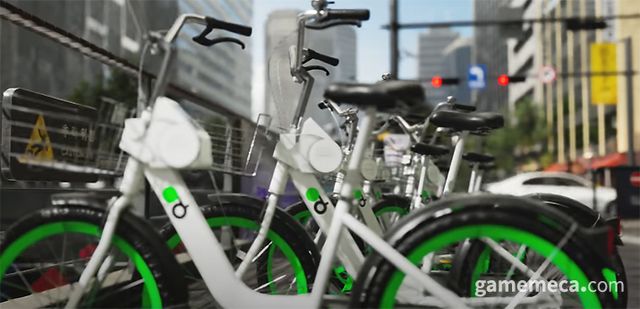 청계천이나 따릉이 등, 서울에서 흔히 볼 수 있는 모습을 실사에 가깝게 옮겨냈다 (사진출처: 프로젝트 류 트레일러 영상 갈무리)