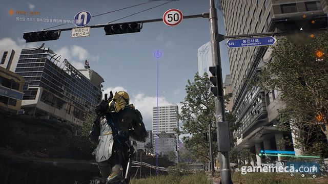 삼성역과 봉은사로 사이의 강남을 그려냈다는 LLL (사진제공: 엔씨소프트)