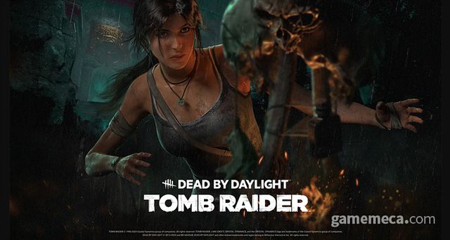 데드 바이 데이라이트에 참전하는 라라 크로프트 (사진출처: 데바데 공식 홈페이지)