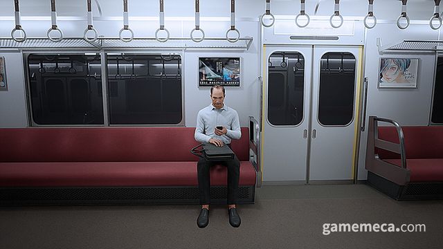 영원히 운행하는 지하철에서 탈출해야 하는 '8번 승강장' (사진출처: 스팀)