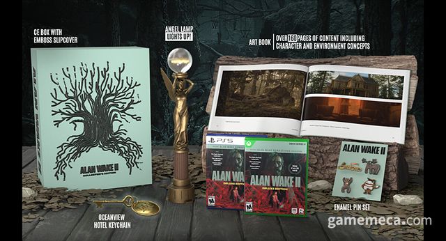 앨런 웨이크 2 컬렉터스 에디션 구성품 (사진출처: 앨런 웨이크 공식 유튜브 채널)