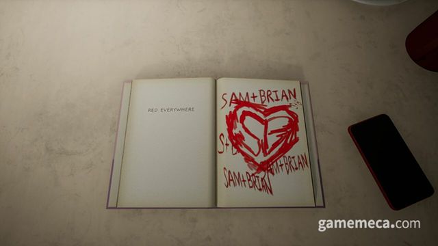 일기장이 주요 소재였던 전작 '러브, 샘' (사진출처: 스팀)