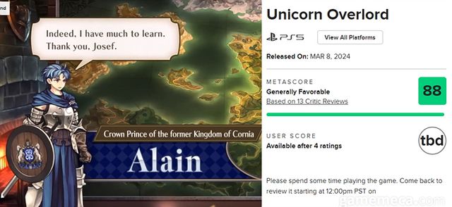 유니콘 오버로드, 진 여신전생 5 벤젠스, 페르소나 3 리로드 등 아틀러스의 게임들이 전반적으로 선전했다 (사진출처: 메타크리틱)