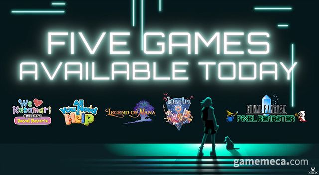 27일부터 Xbox 게임패스에 추가된 다섯 타이틀 이미지 (자료출처: Xbox 공식 유튜브 영상 갈무리)