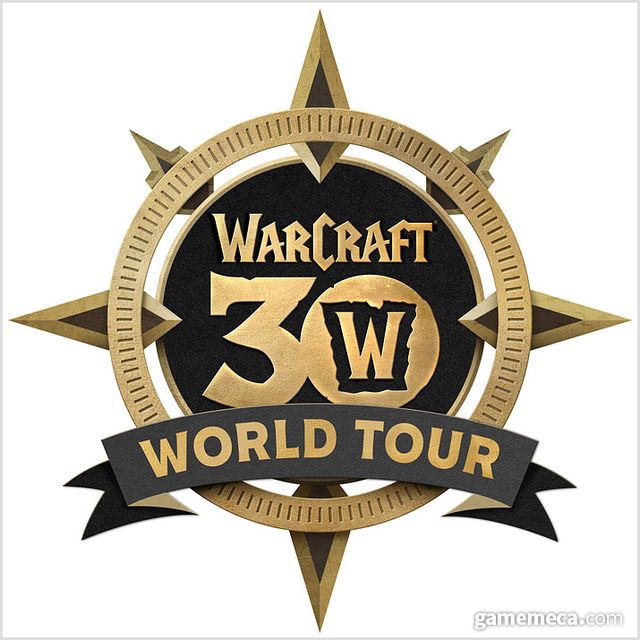 워크래프트 30주년 기념 월드투어 로고 (사진제공: 블리자드)