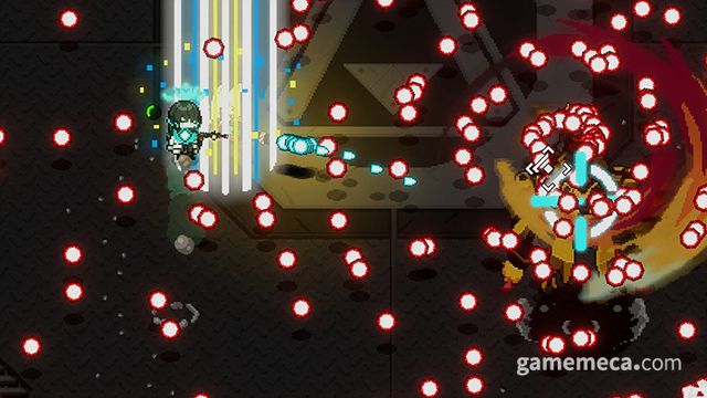 시간 능력을 활용하면 어려운 탄막도 회피 가능 (사진제공: 드래빗 스튜디오)