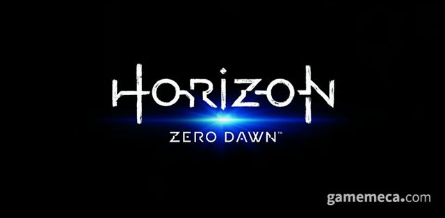호라이즌 제로 던 영화 로고 (사진출처: 소니 미디어 컨퍼런스 영상 갈무리)