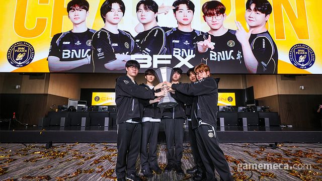 2025 LCK 챌린저스 리그 우승팀 BNK 피어엑스 유스 (사진제공: KeSPA)