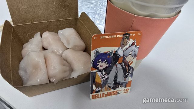 필자는 심플하게 딤섬 세트를 먹고 ‘젠존제’ 카드를 얻었습니다 (사진: 게임메카 촬영)