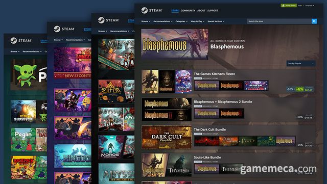 스팀 꾸러미 페이지 안내 이미지 (사진출처: 스팀)