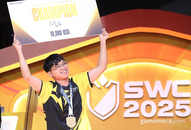 SWC 2025 아시아퍼시픽 컵 우승자 PU (사진제공: 컴투스)