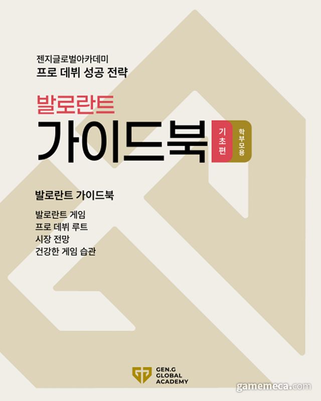 학부모를 위한 발로란트 가이드북 표지 (사진제공: 젠지 글로벌 아카데미)