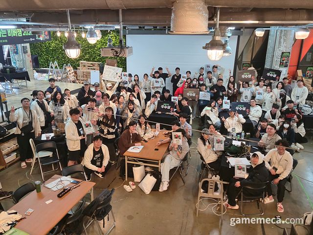 네이버웹툰과 함께하는 비버잼 현장 (사진제공: 스마일게이트 퓨처랩)