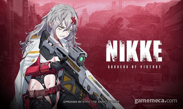 얼굴만 봐도 피곤함이 묻어나오는 니케, 율하 (사진출처: 승리의 여신: 니케 공식 페이스북)