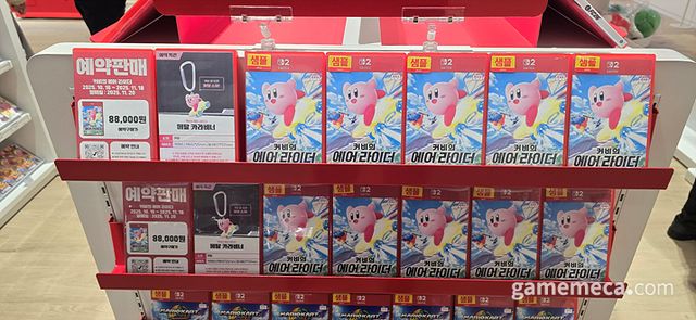 커비의 에어 라이더는 콘텐츠 양에 대한 기대가 높았다 (사진: 게임메카 촬영)