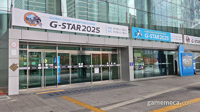 각종 해외 게임사가 자리할 제2전시장은 (사진: 게임메카 촬영)